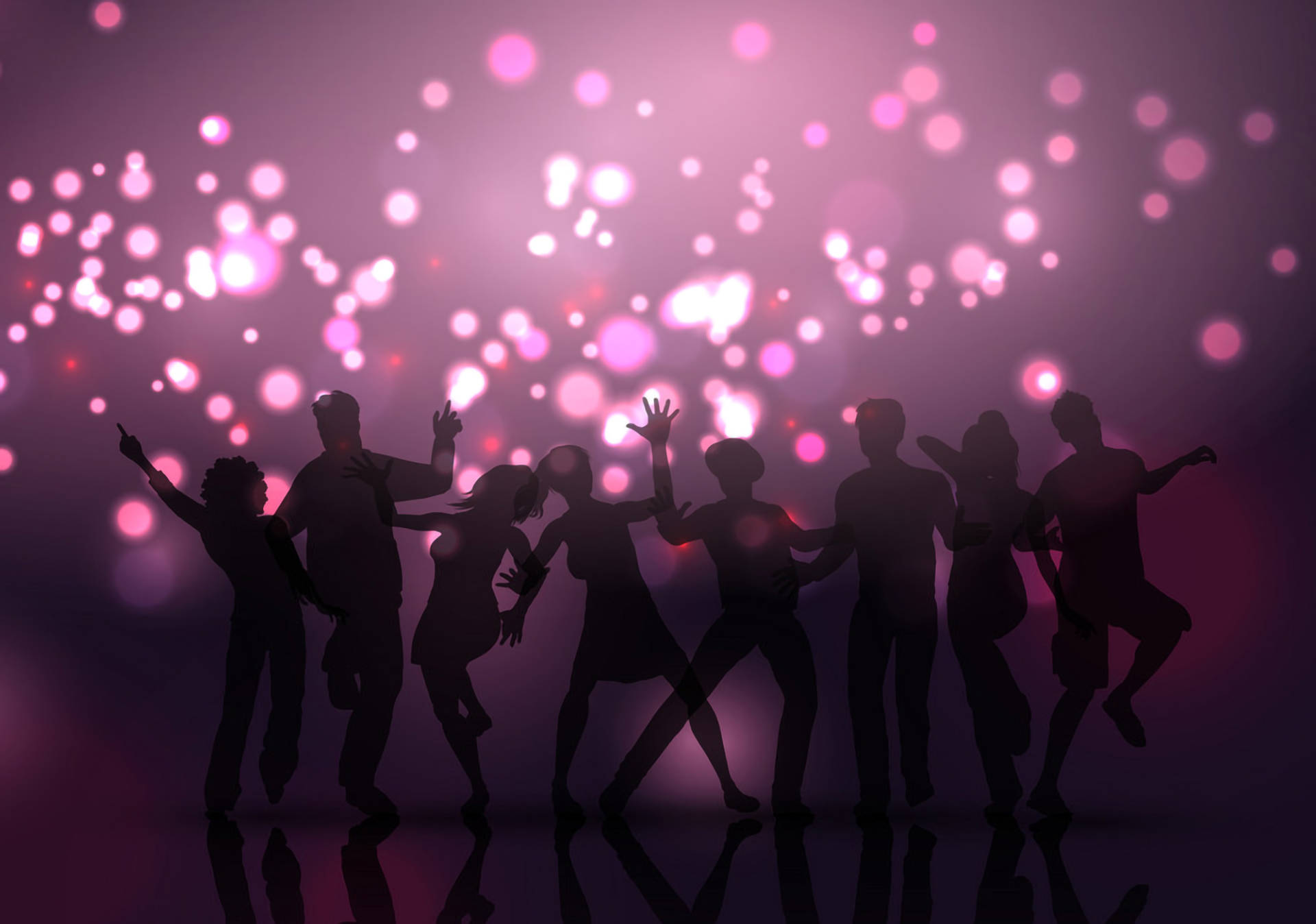 Party People Bokeh Background Background