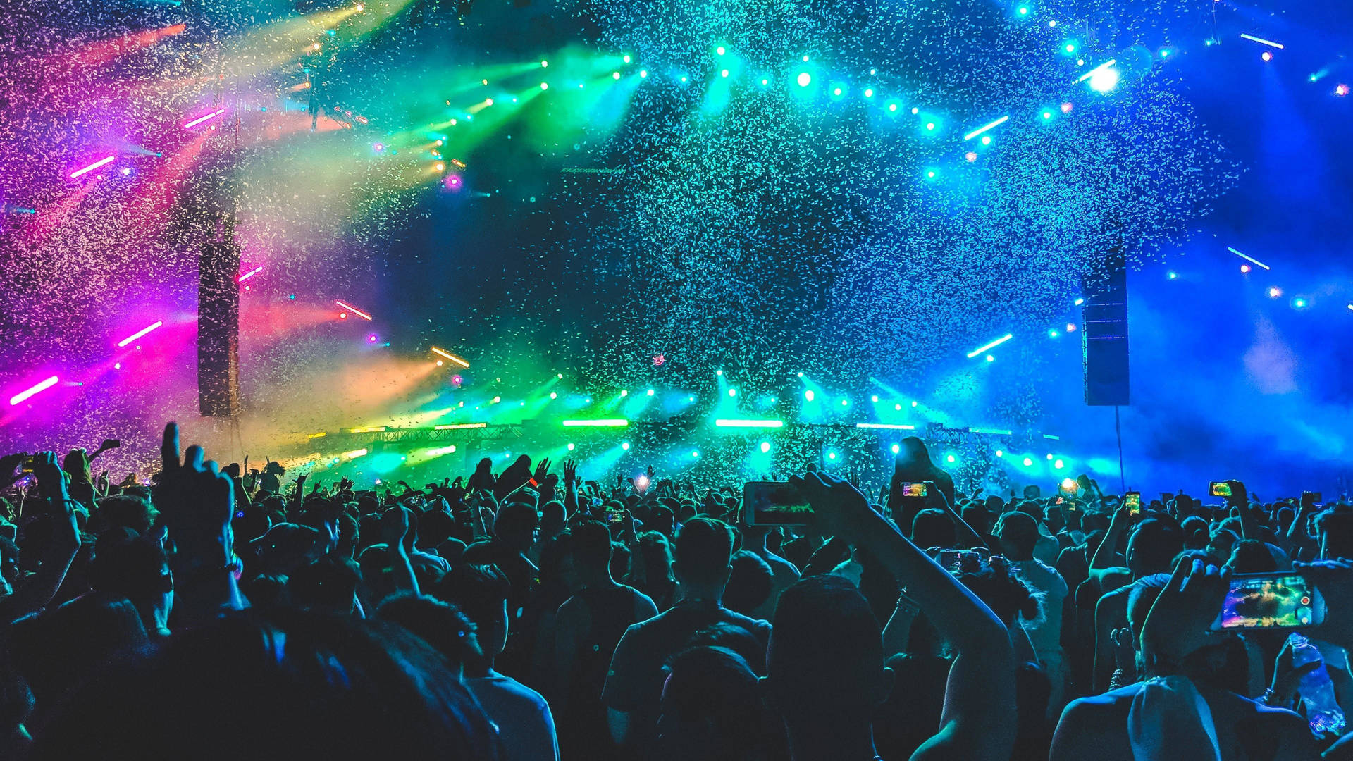 Party With Colorful Lights