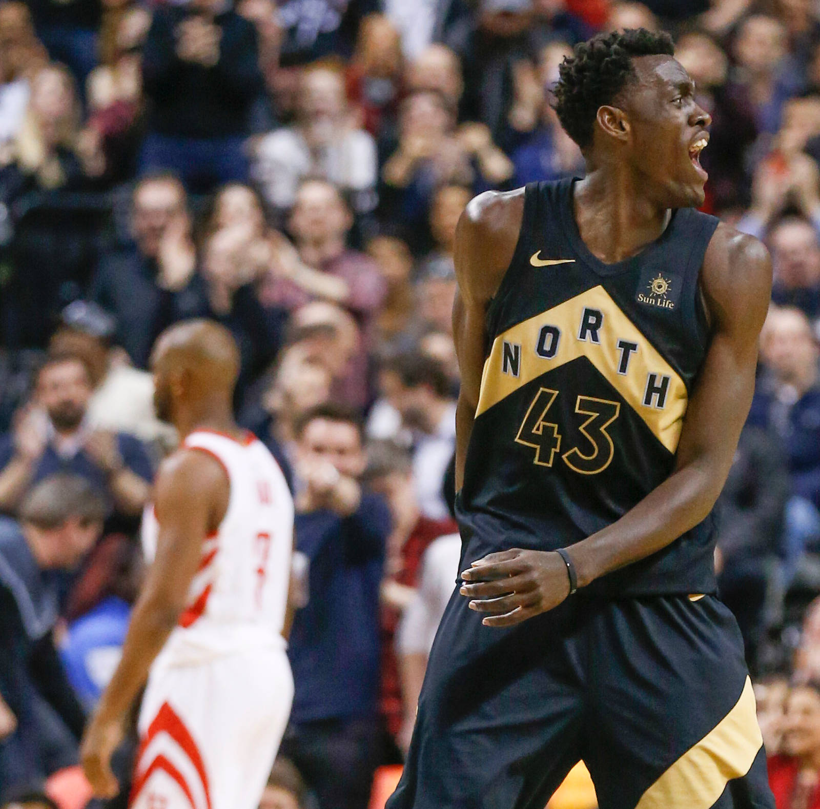 Pascal Siakam Black And Gold Jersey