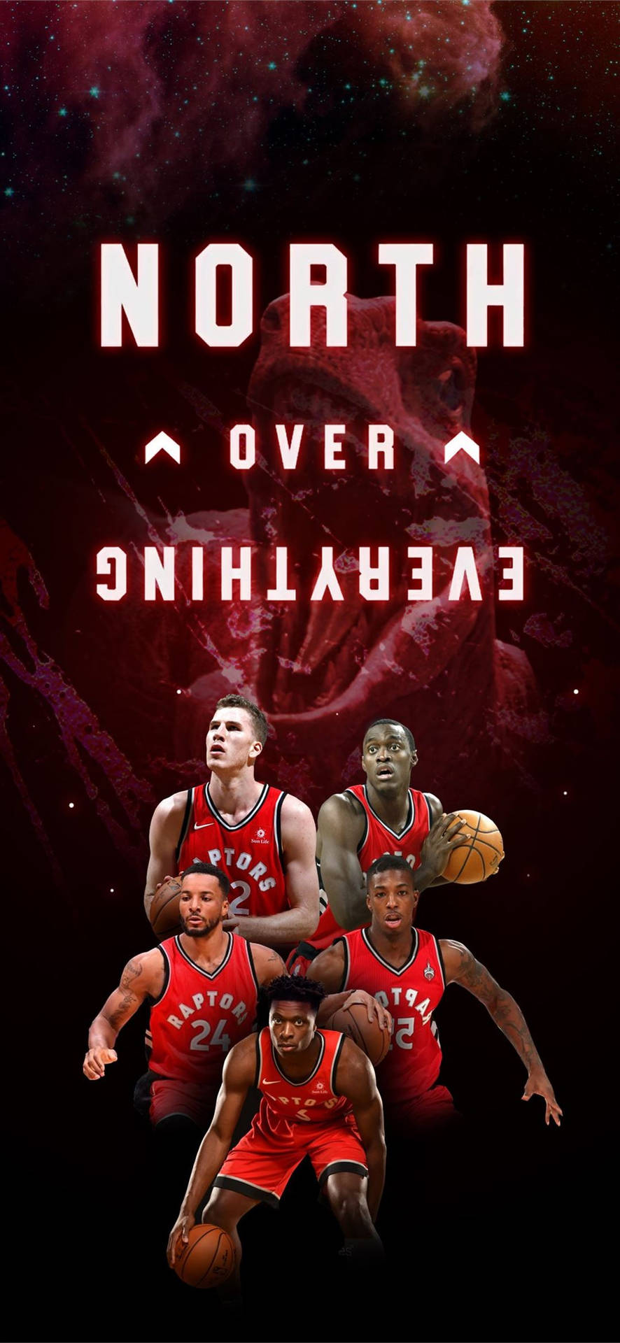 Pascal Siakam North Over Everything Background