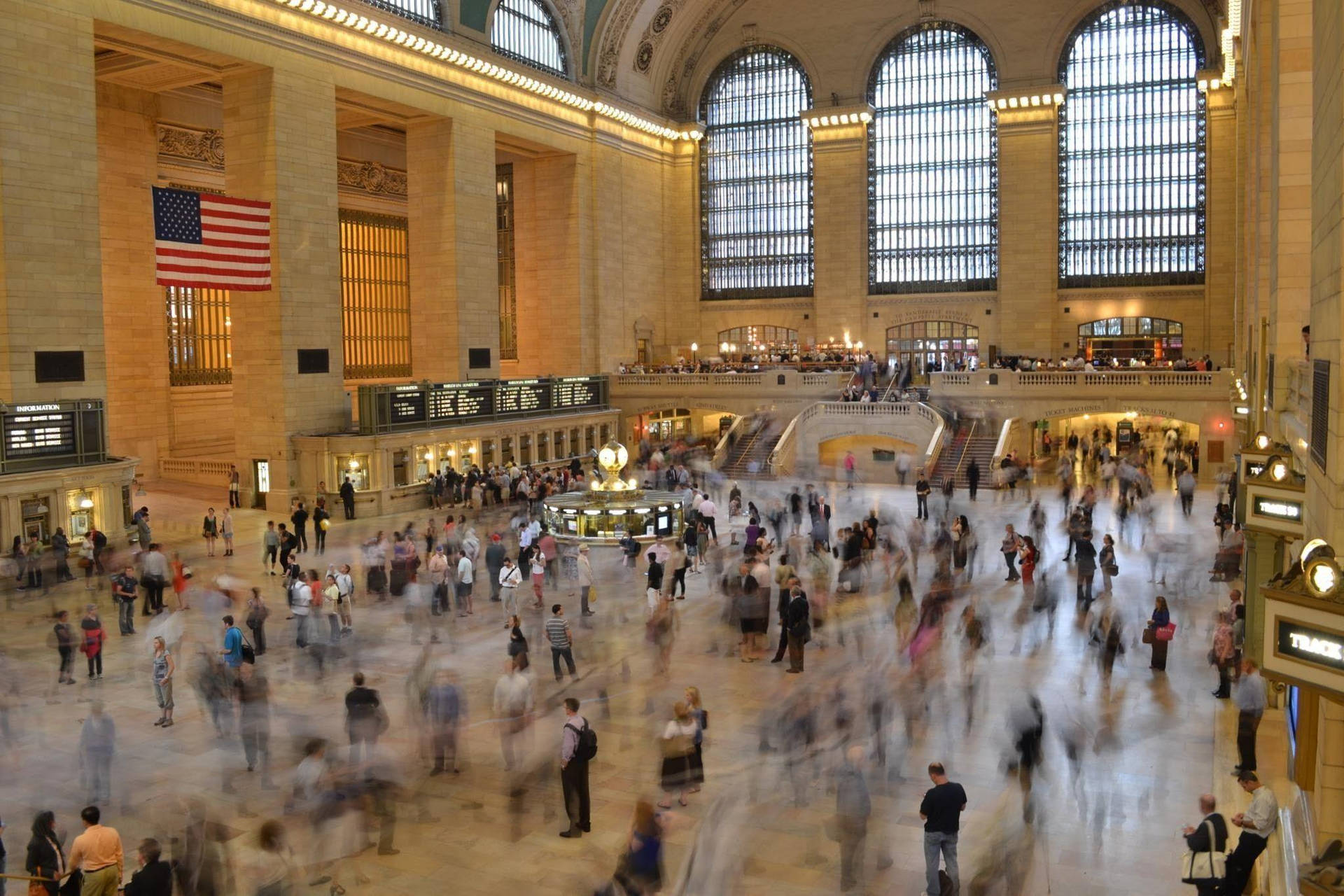 Passengers At Grand Central Terminal