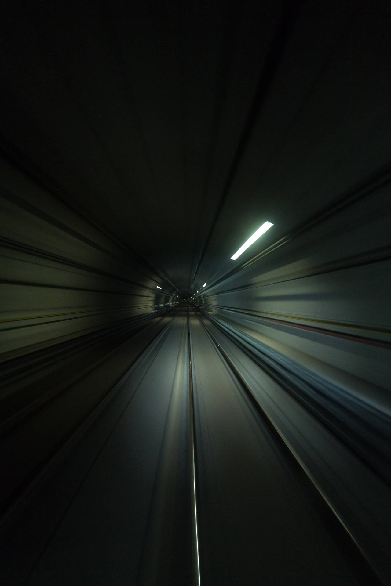 Passing A Tunnel At High-speed Iphone Background