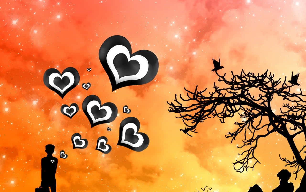 Passing Man In Love Background