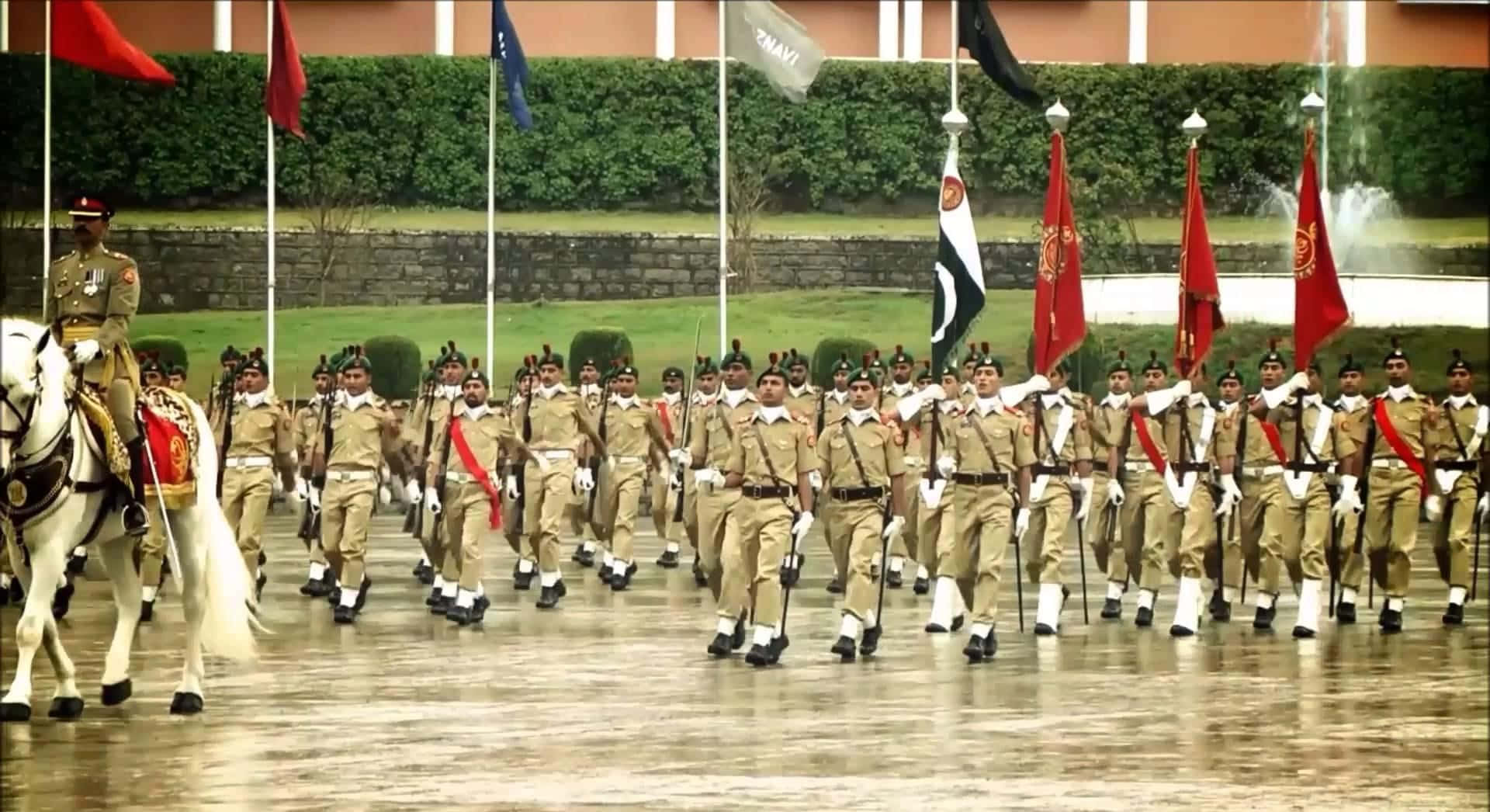 Passing Out Parade In Pakistan Background
