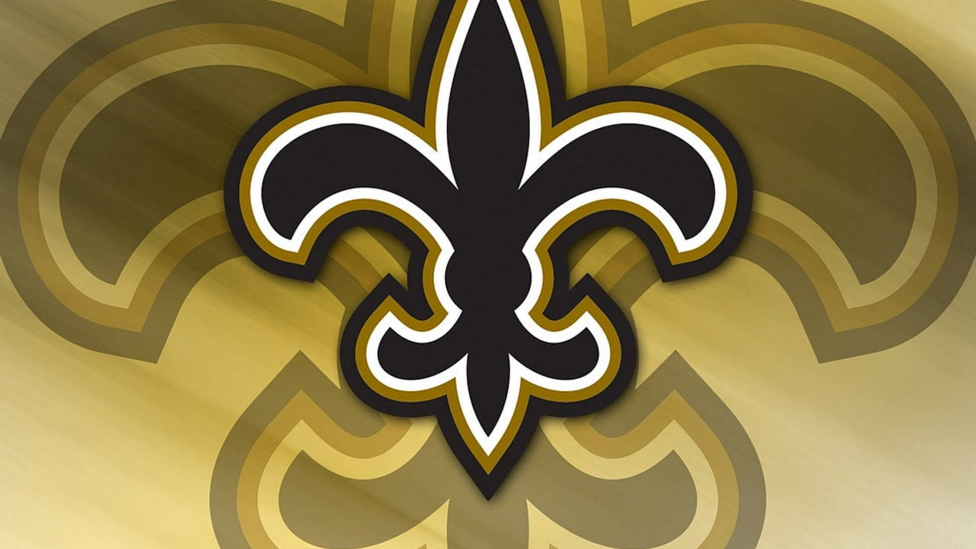 Passion And Pride With New Orleans Saints Double Logo Background