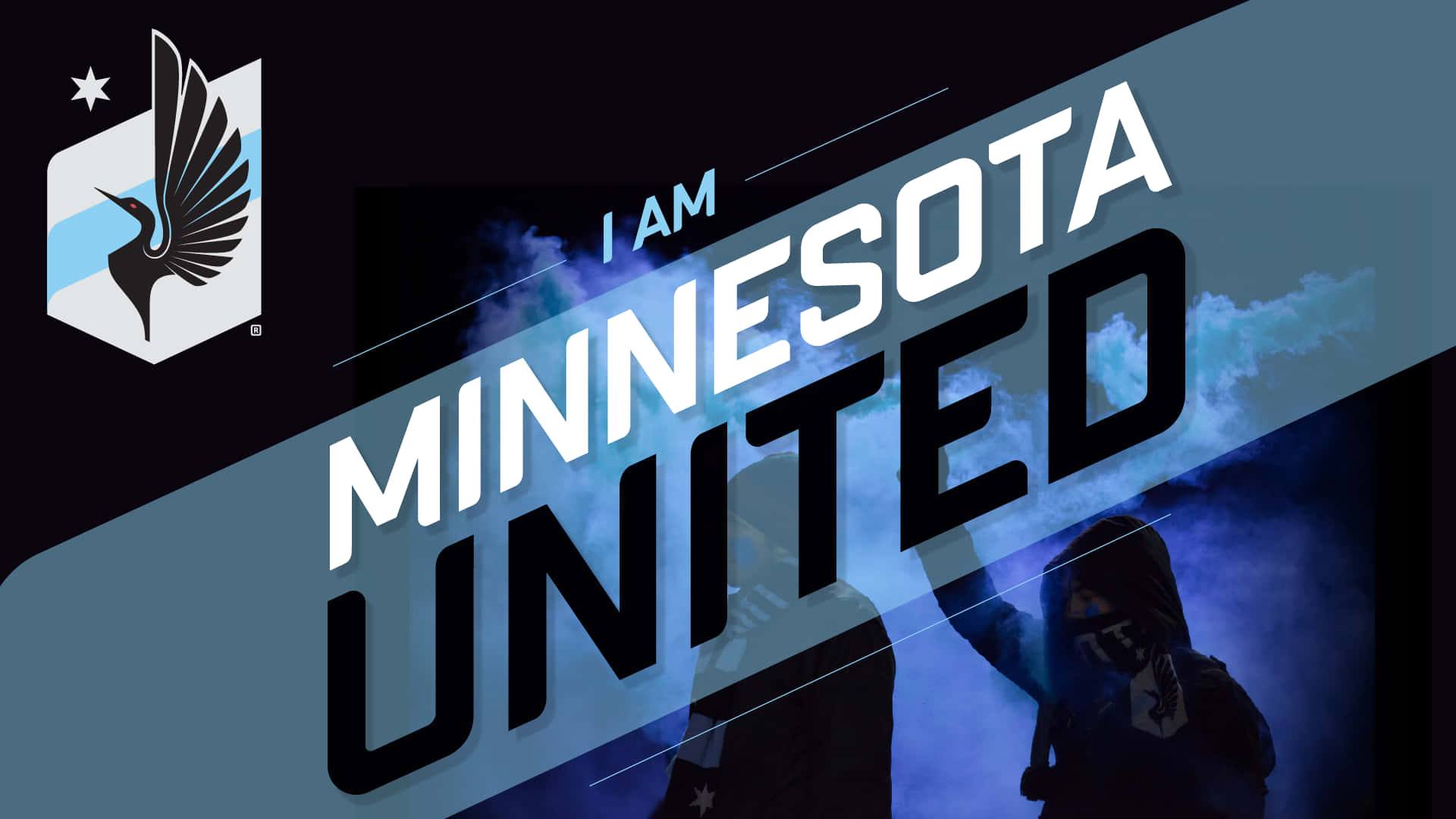 Passionate Minnesota United Fc Fans Displaying A Banner At A Game Background