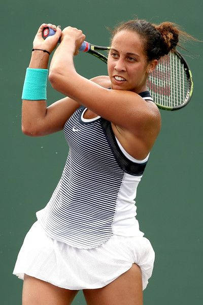 Passionate Performance - Madison Keys In Action Background