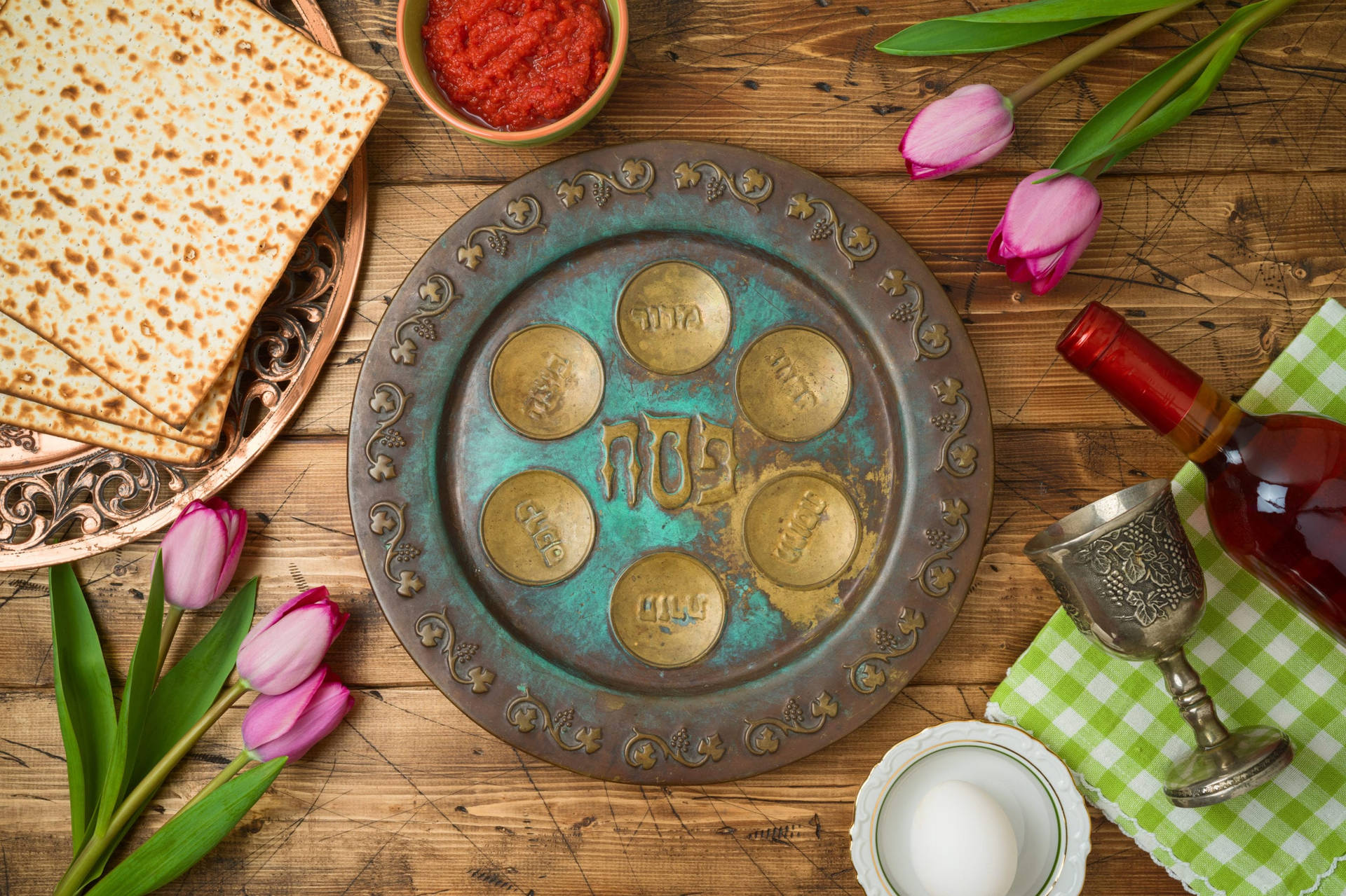 Passover Vintage Plate