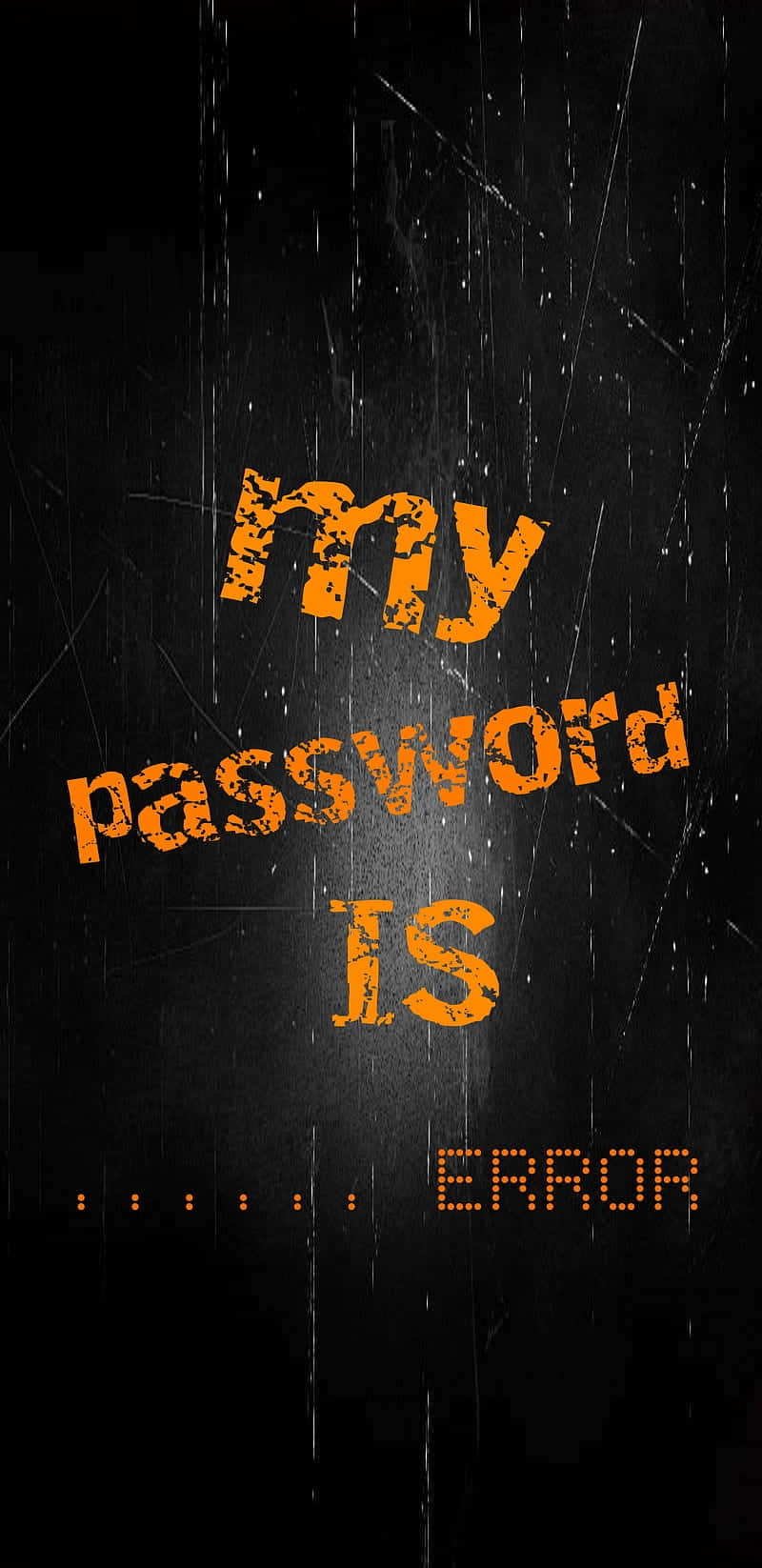 Password Error Concept Art Background