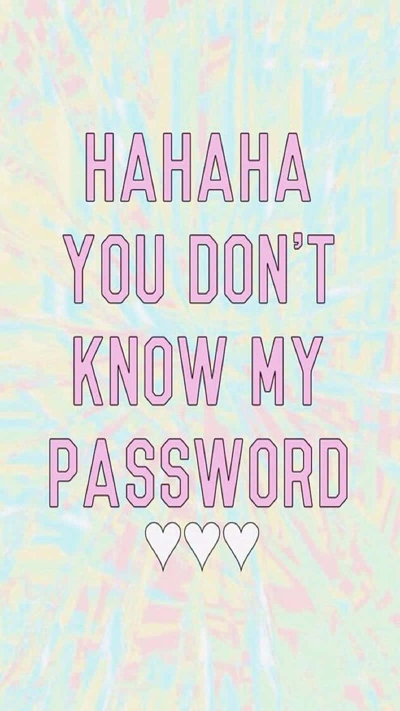 Password Privacy Tease Graphic Background
