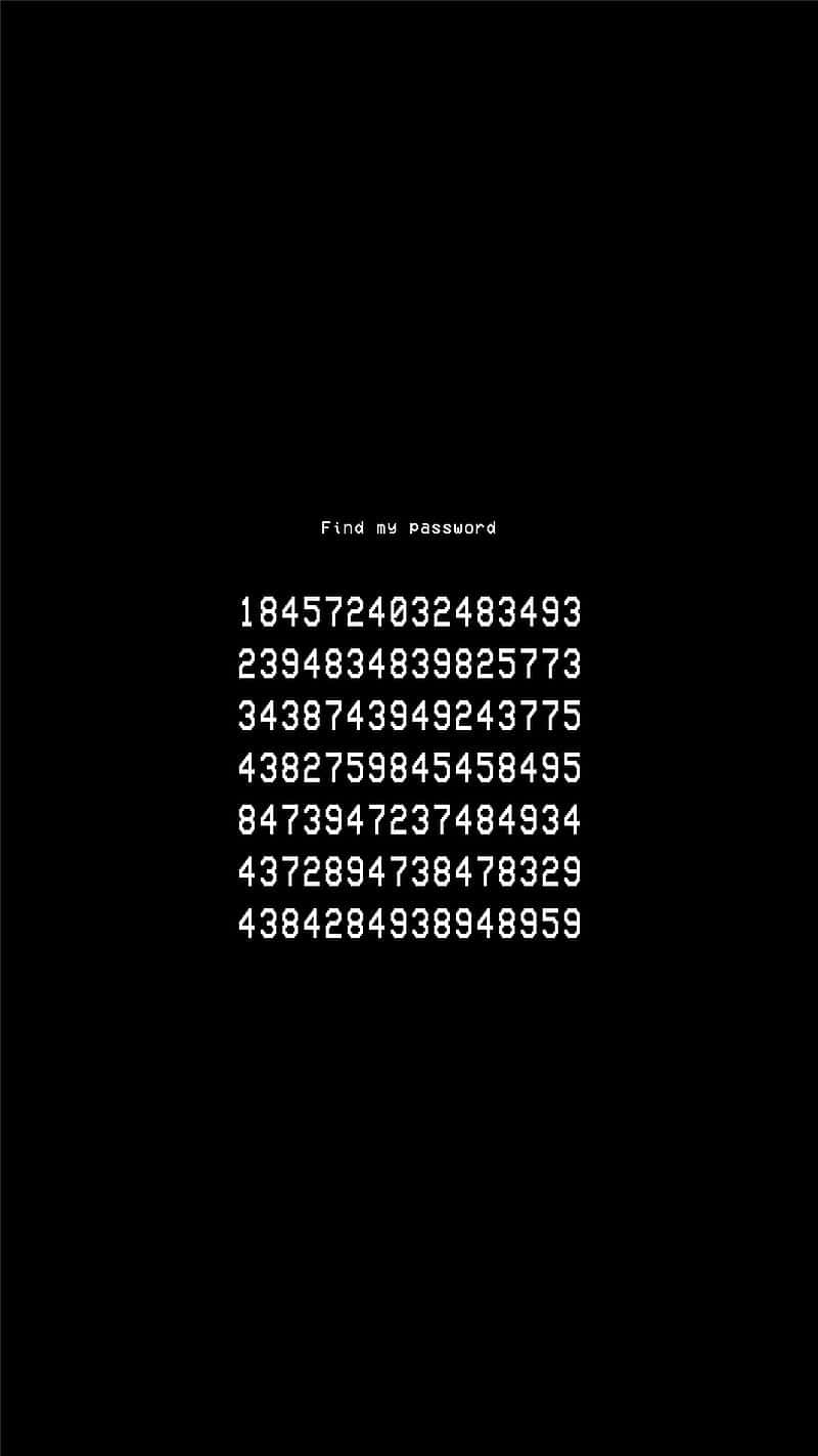 Password_ Puzzle_ Black_ Background Background