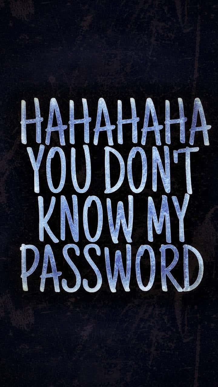 Password Security Message Background