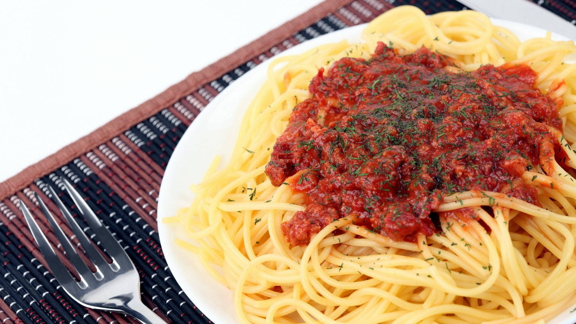 Pasta Spaghetti With Sauce