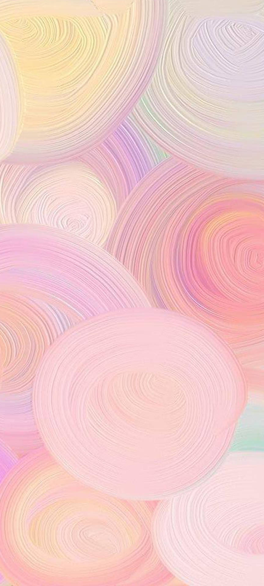 Pastel Abstract Paint Swirls Background