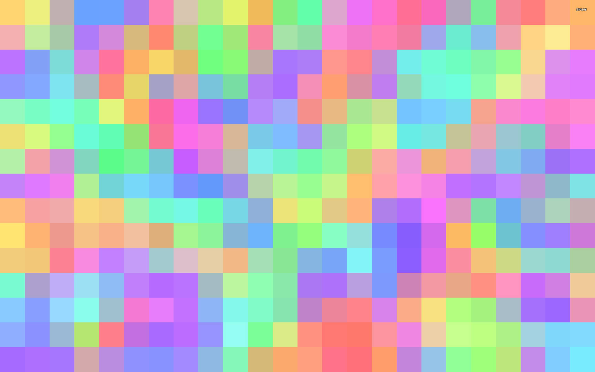 Pastel Abstract Pixel Art Background