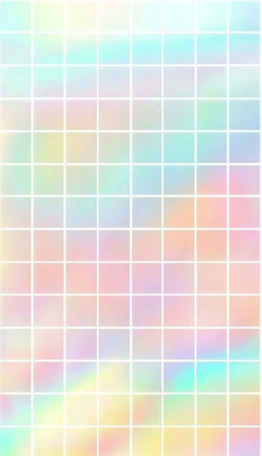 Pastel Aesthetic Grid Colorful
