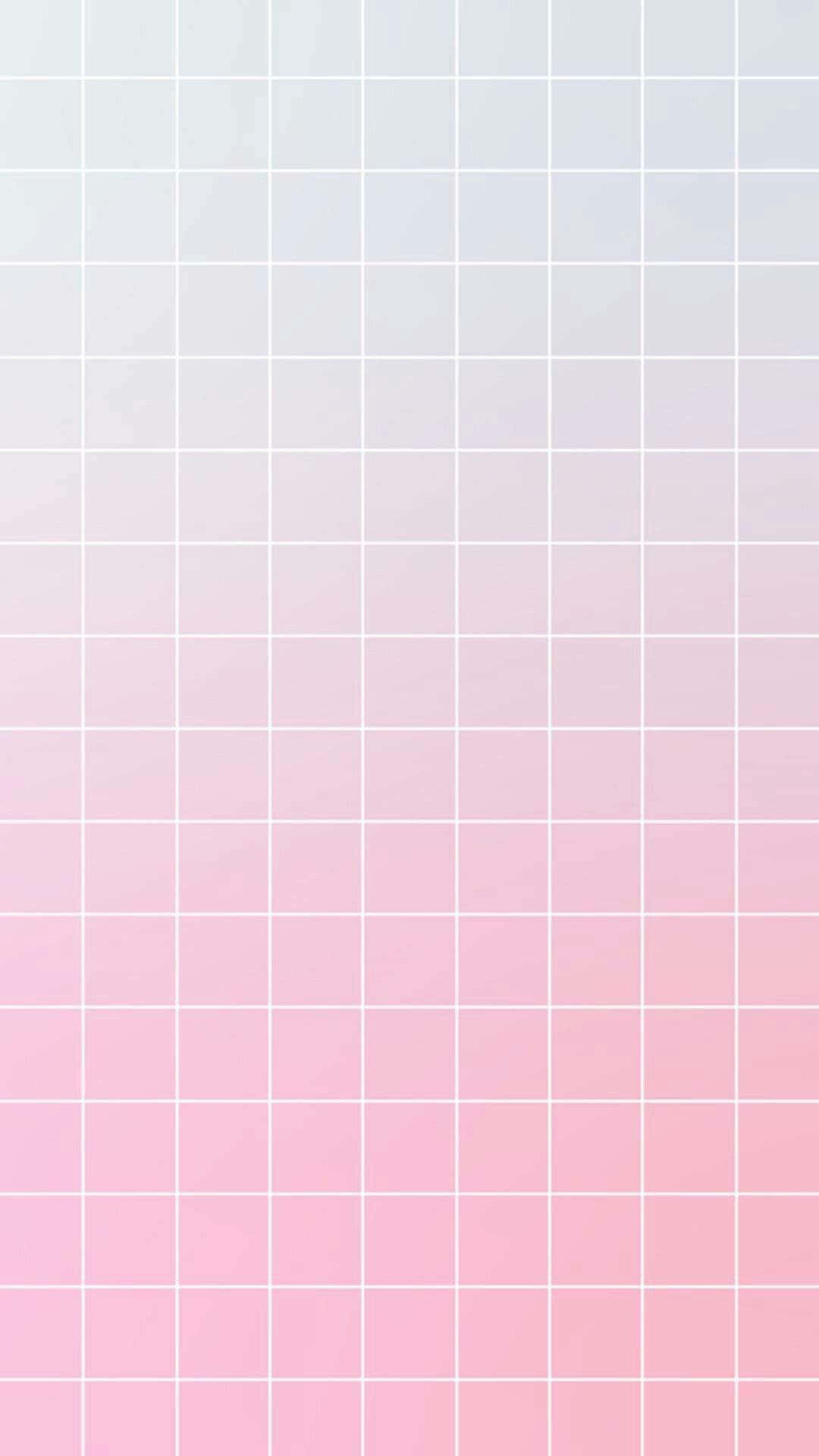 Pastel Aesthetic Grid Pink And Purple Gradient Background