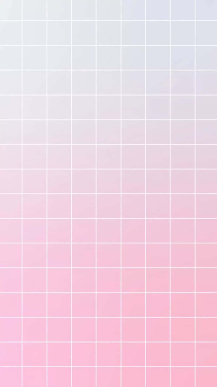 Pastel Aesthetic Grid Pink Gradient Background