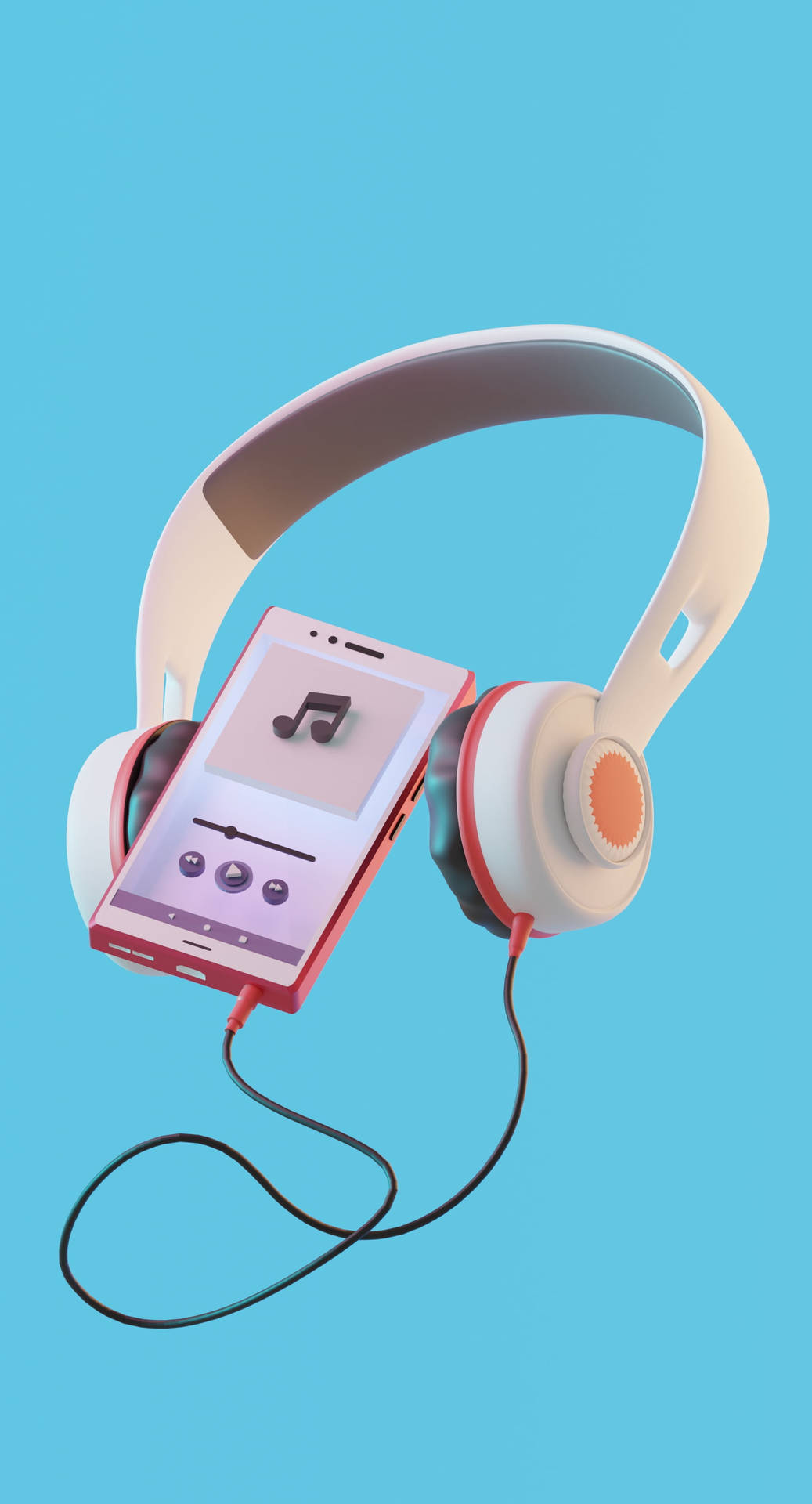 Pastel Aesthetic Of Music Phone Background