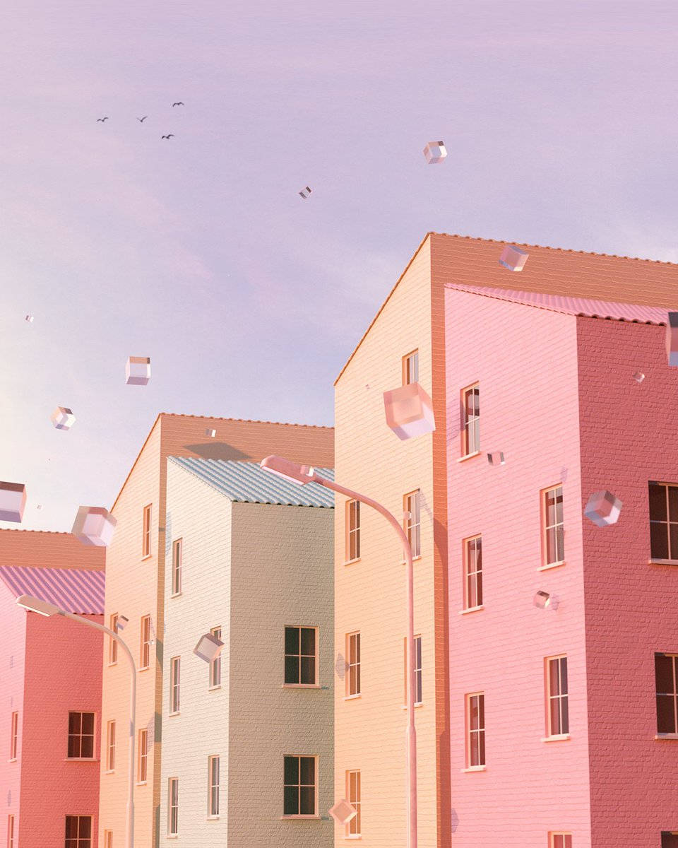 Pastel Aesthetic Town