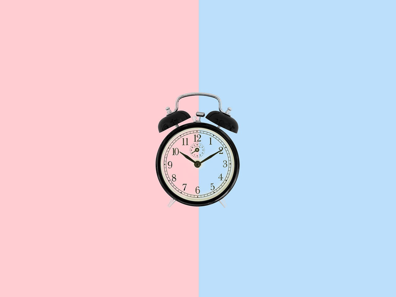 Pastel Alarm Clock Logo