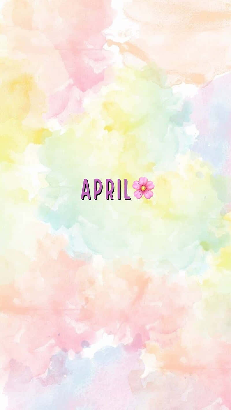 Pastel April Watercolor Background Background