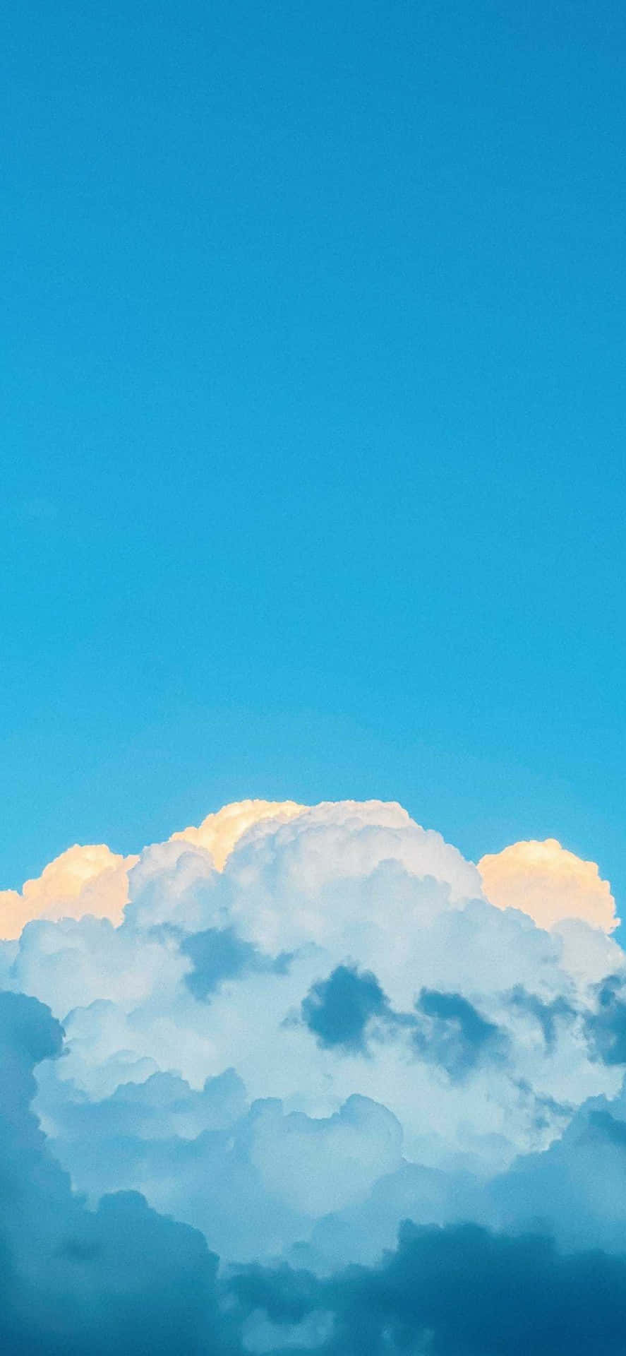 Pastel Blue Aesthetic Sky Cloud