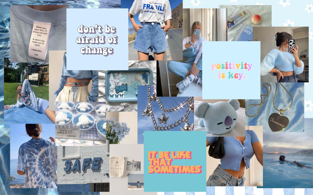 Pastel Blue Aesthetic Tumblr Shots