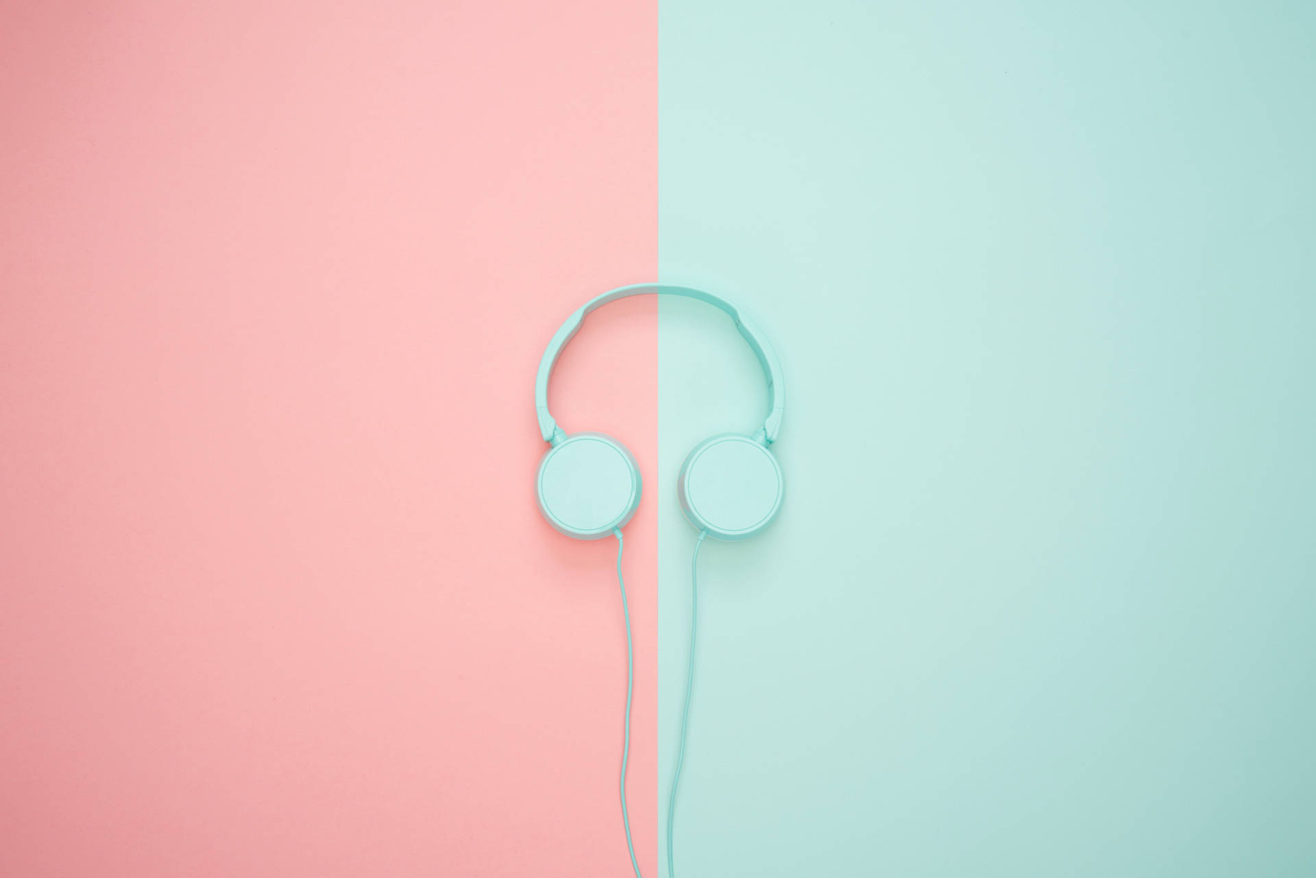 Pastel Blue And Pink Background Background