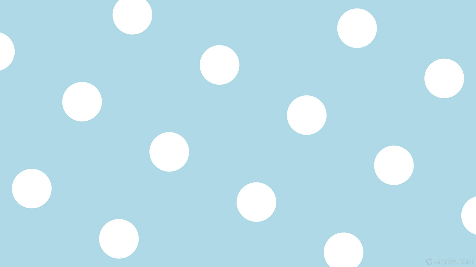 Pastel Blue And White Polka Dots Background
