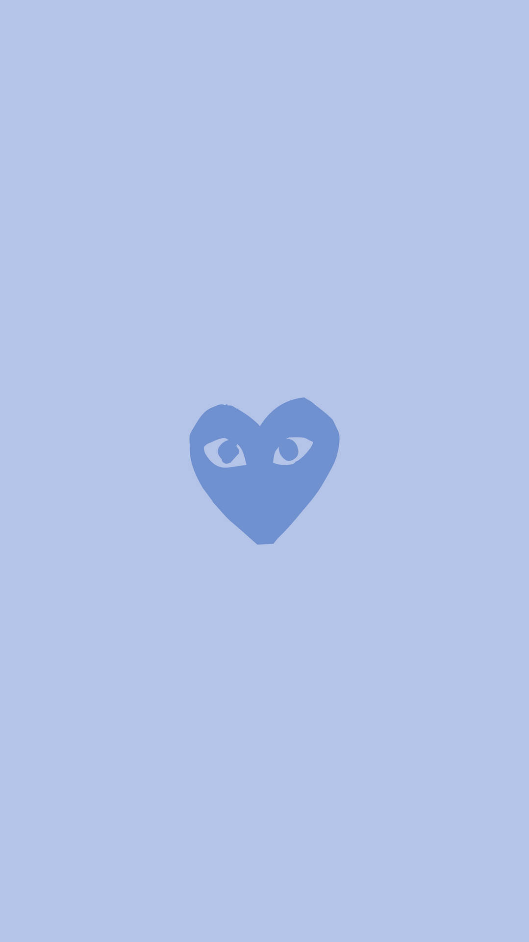 Pastel Blue Cdg Logo