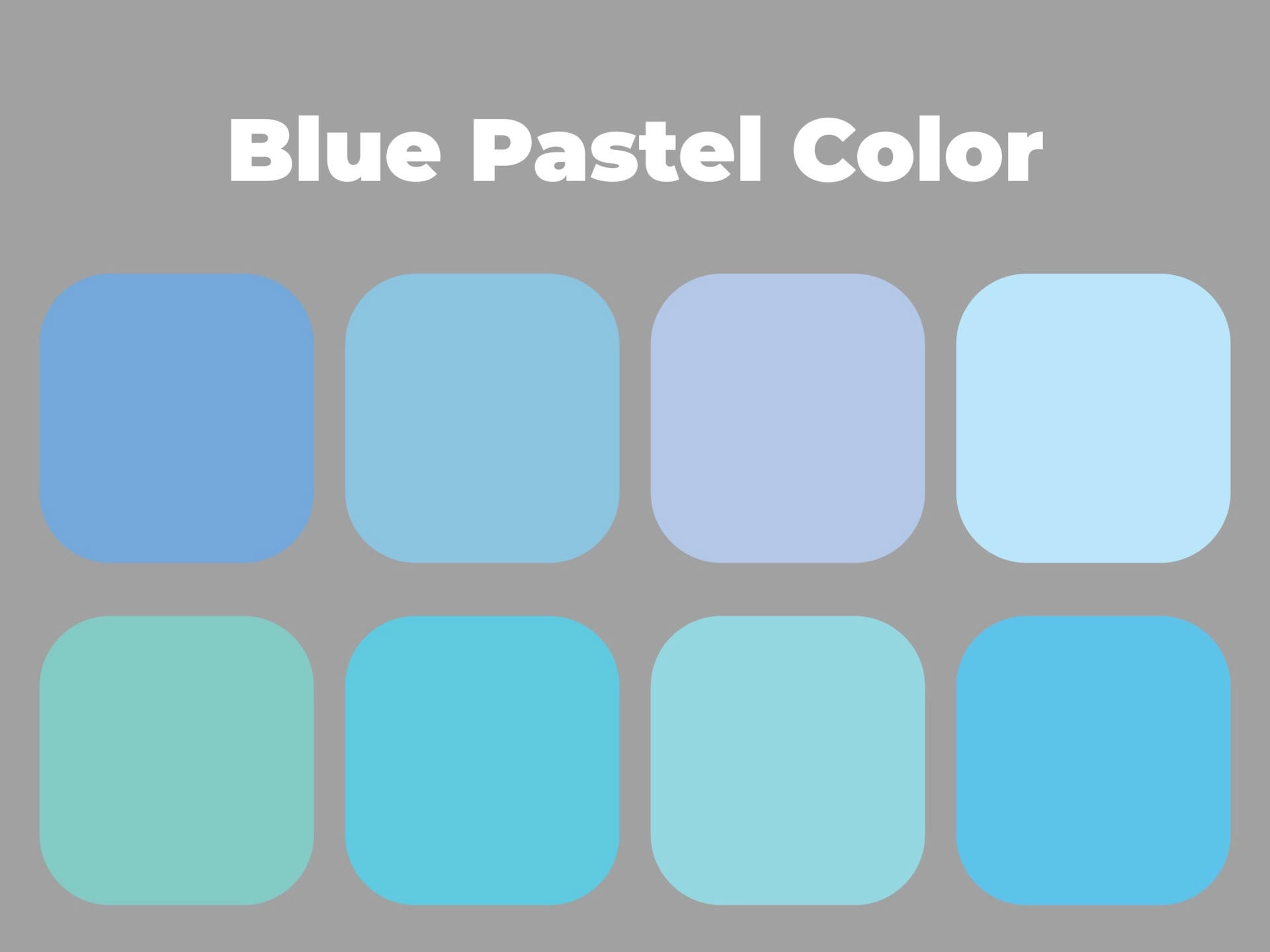 Pastel Blue Color Palette