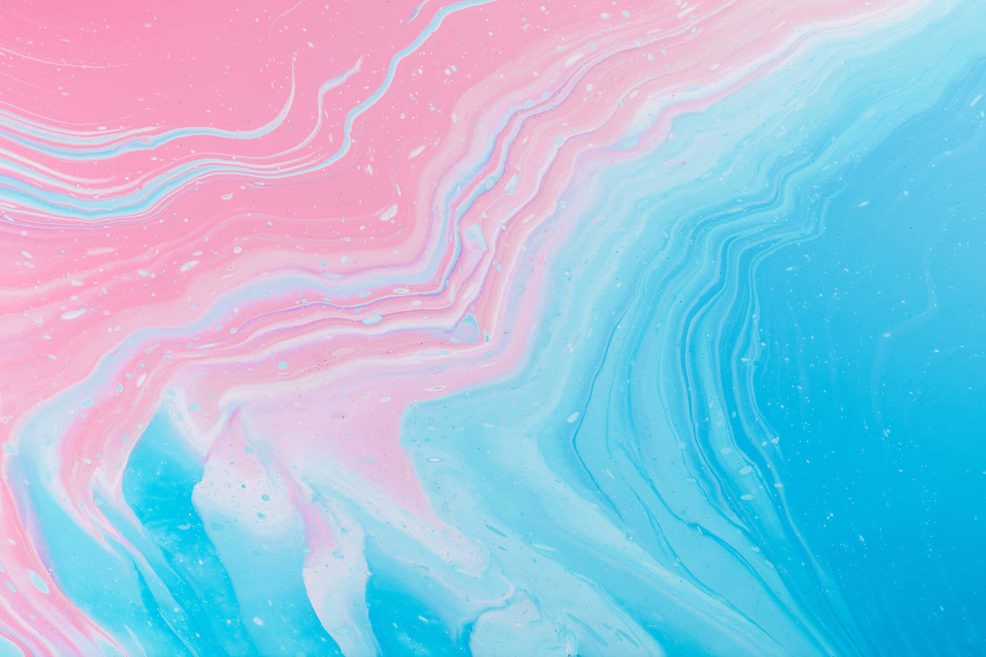 Pastel Blue Pink Paint Splash