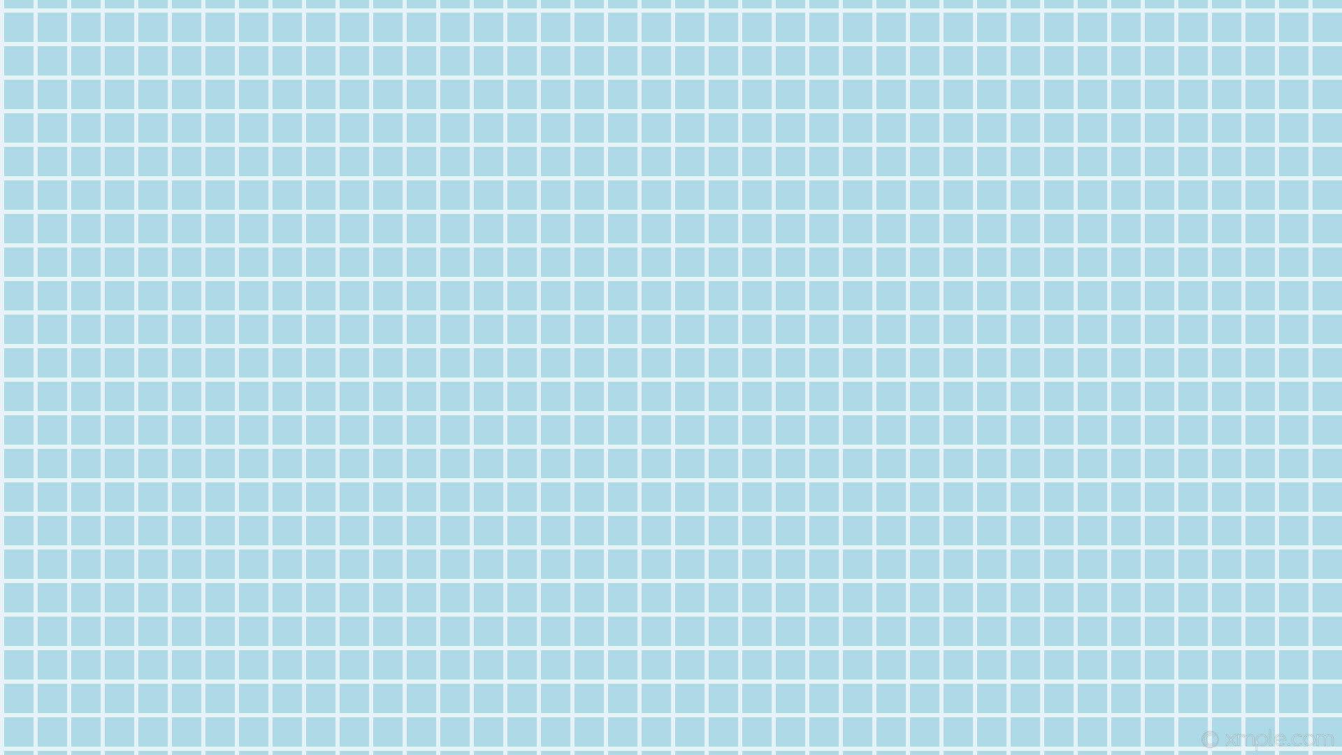 Pastel Blue Small Grid