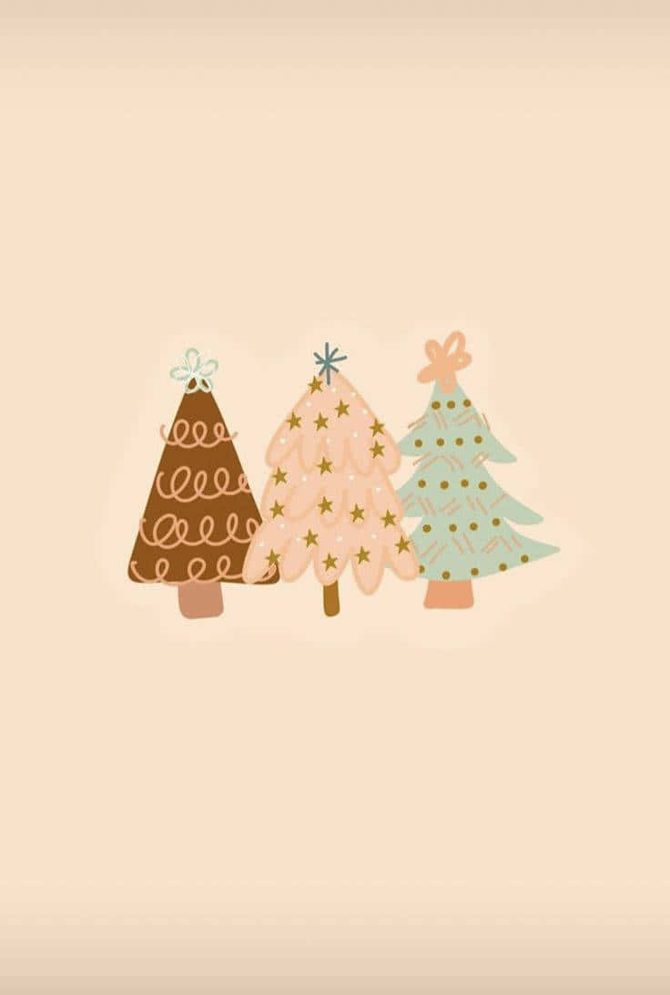Pastel_ Christmas_ Trees_ Illustration