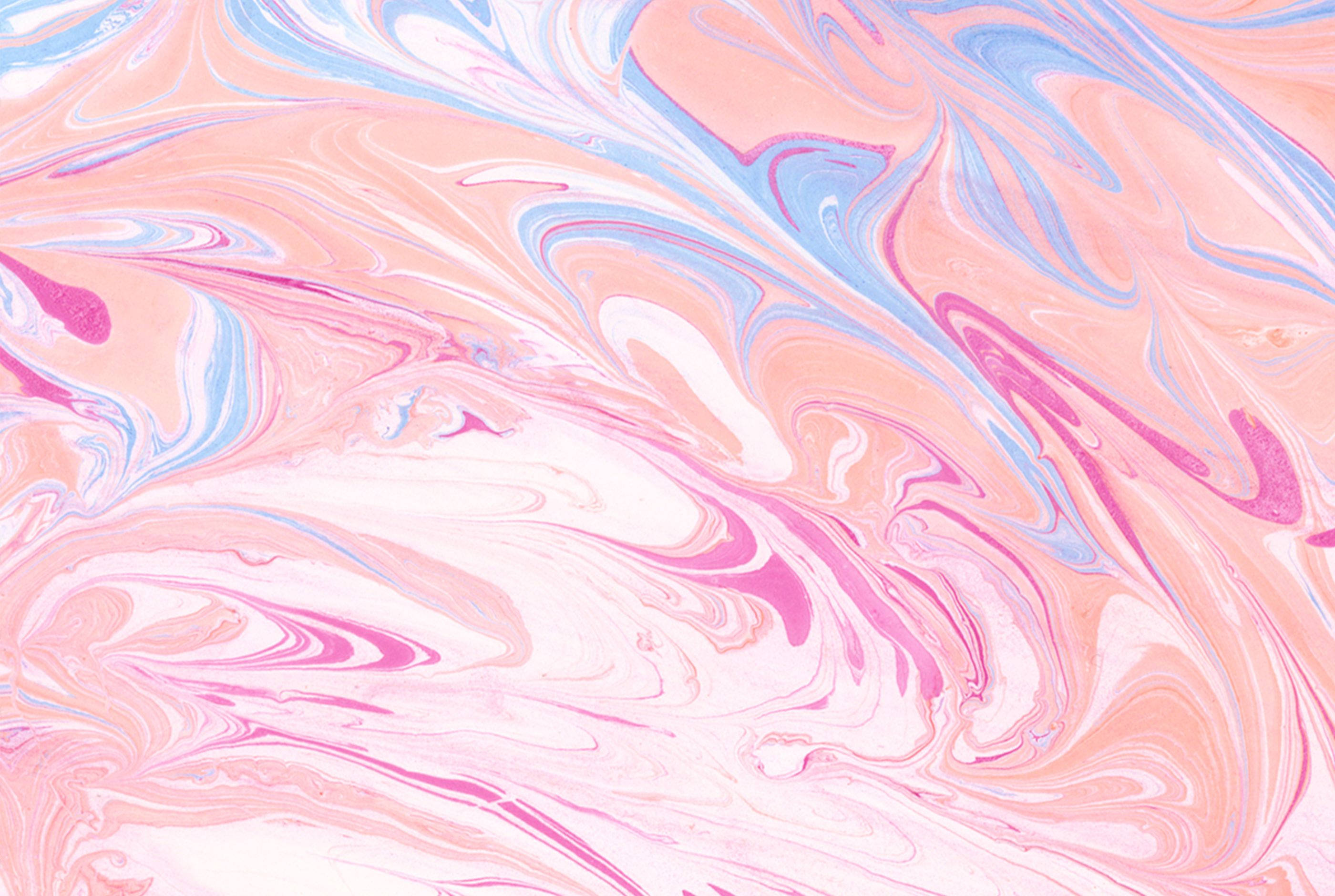 Pastel-colored Design Marble Desktop