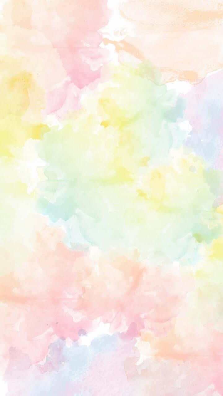 Pastel Colors Watercolor Background Background