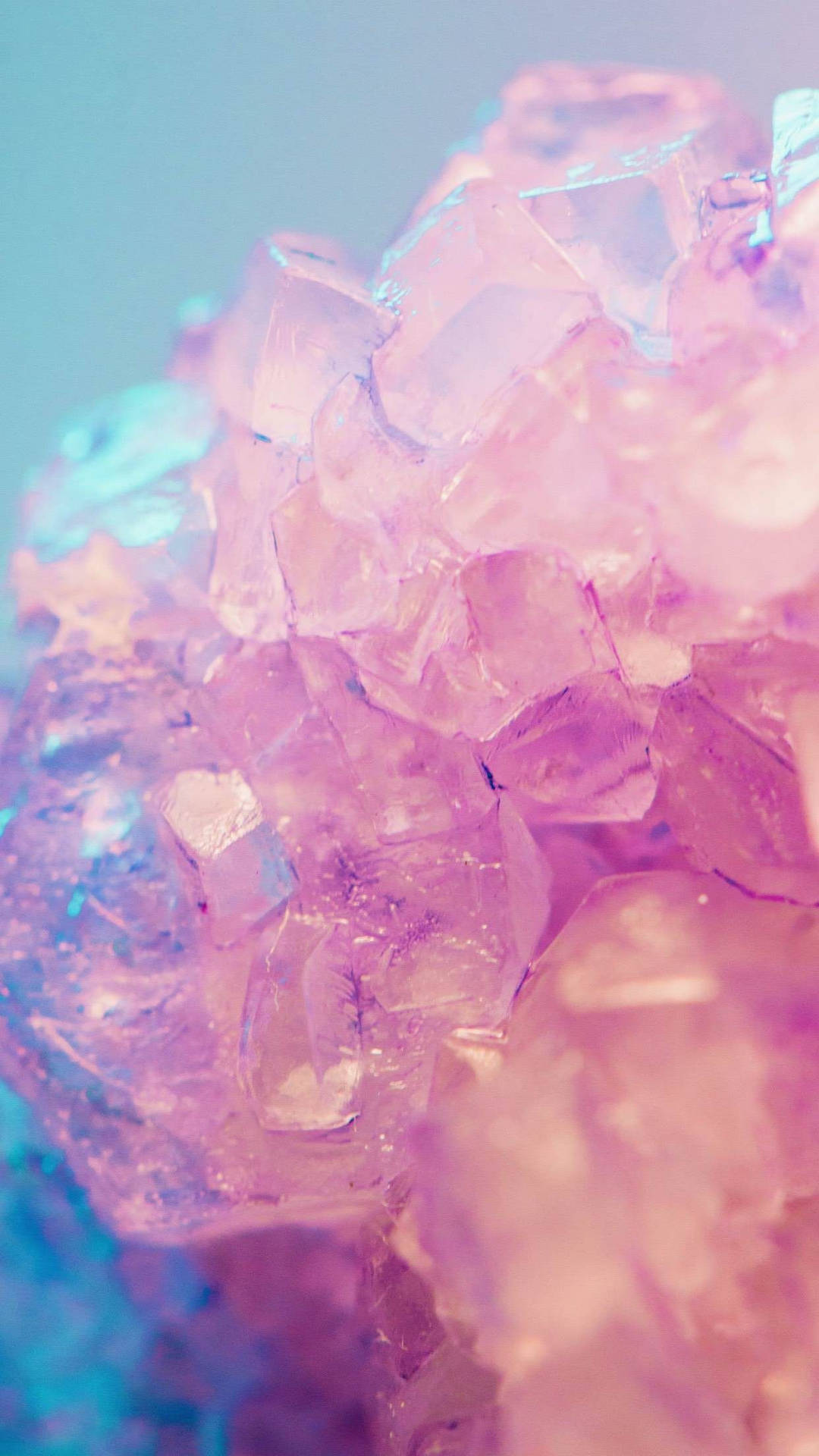 Pastel Crystal Ice Background
