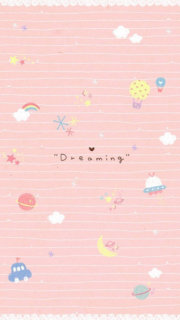 Pastel Cute Notepad Background