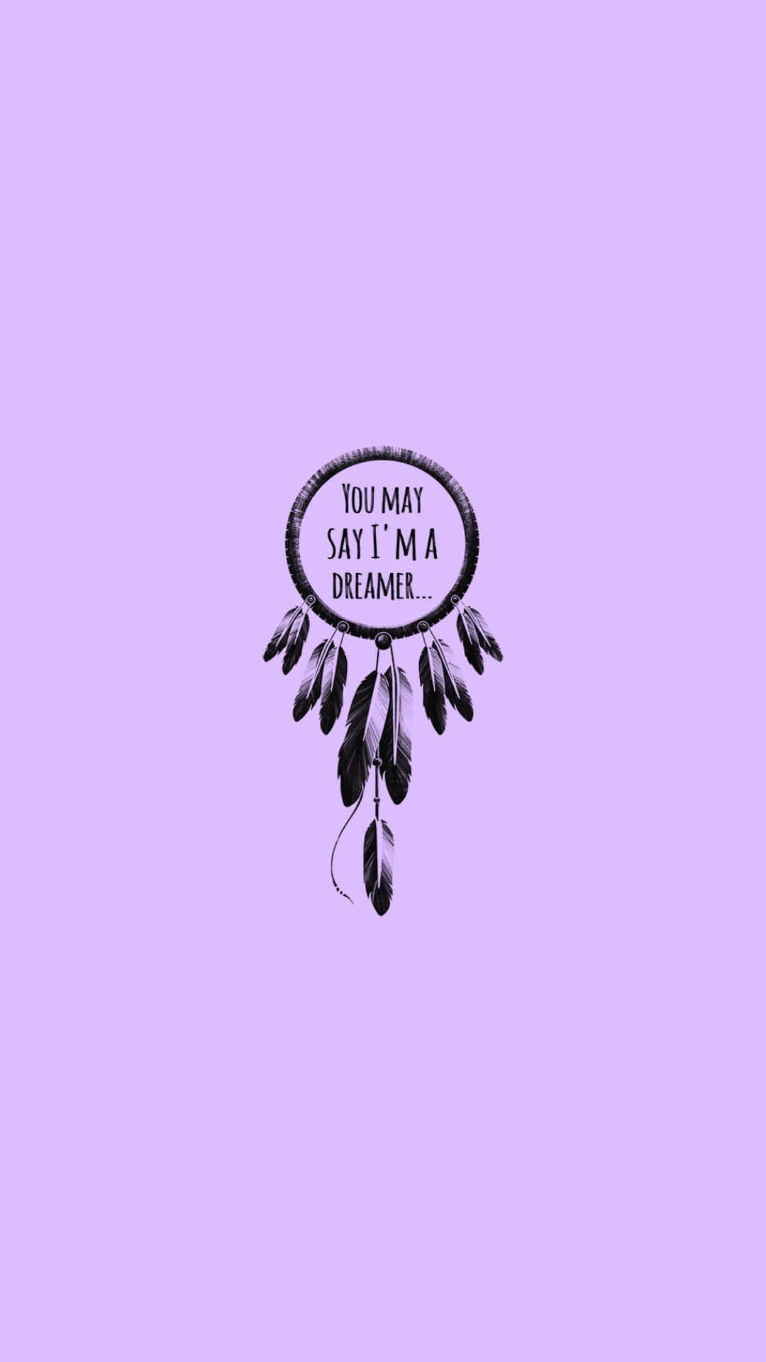 Pastel Cute Purple Aesthetic Quote Background