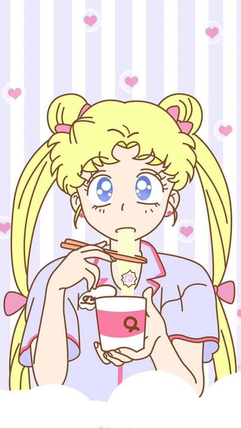 Pastel Cute Sailor Moon Background