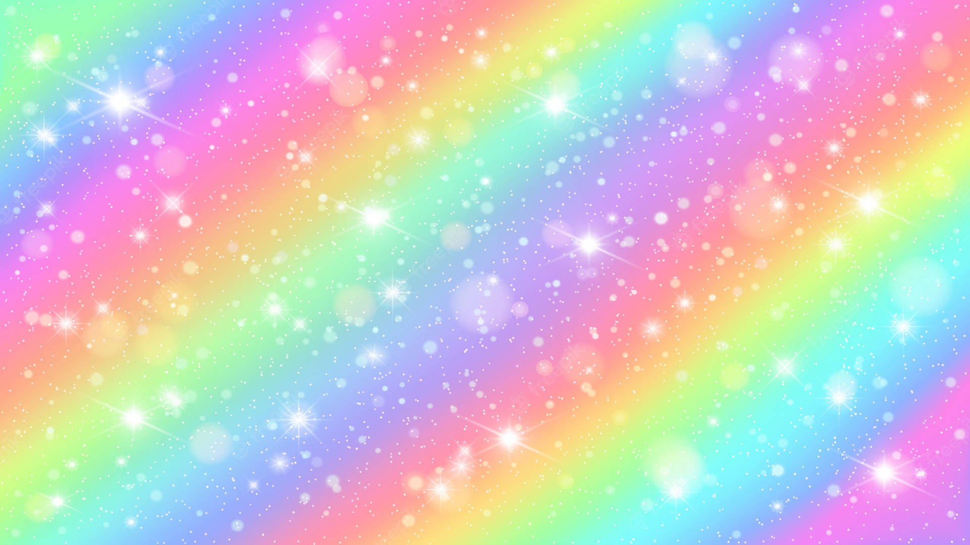 Pastel Diagonal Rainbow Background