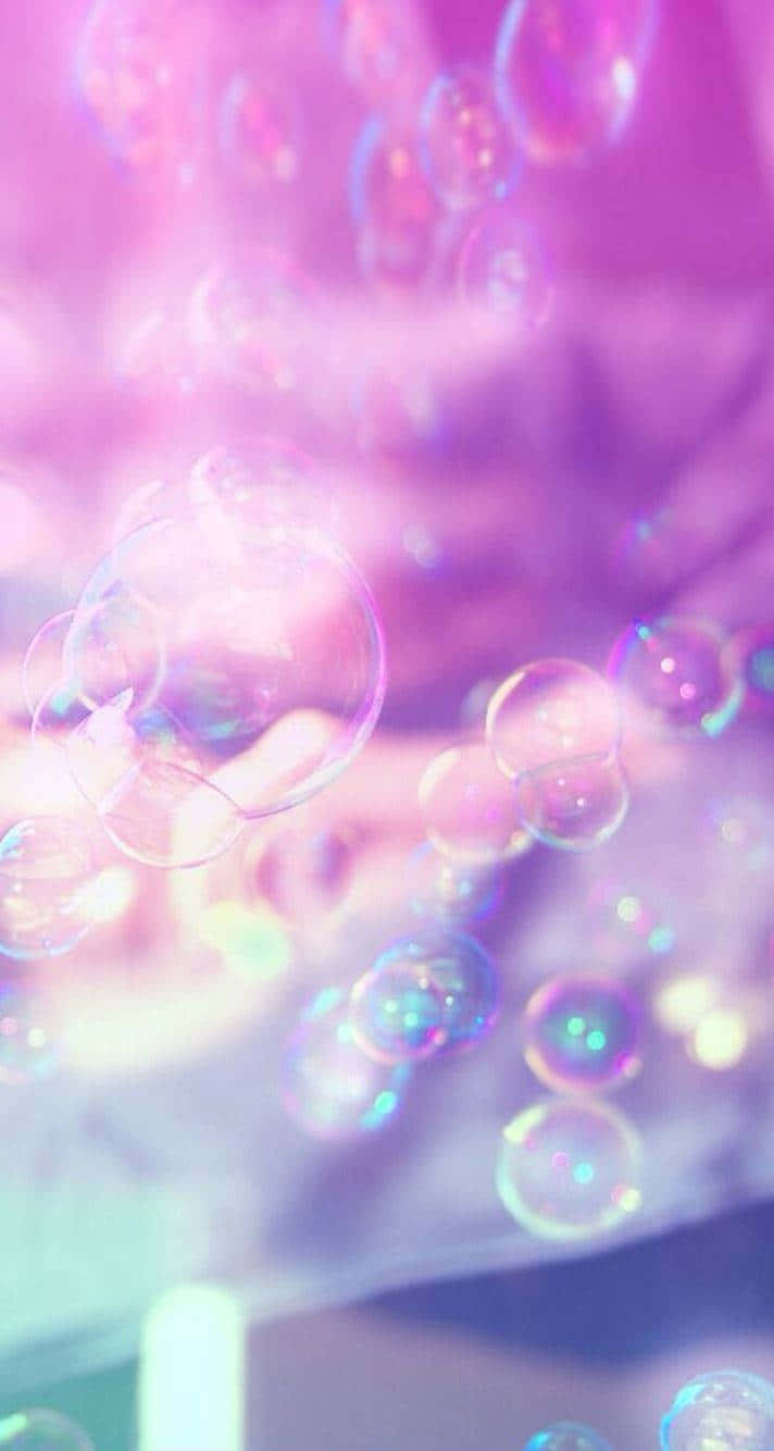 Pastel Dream Bubbles Background