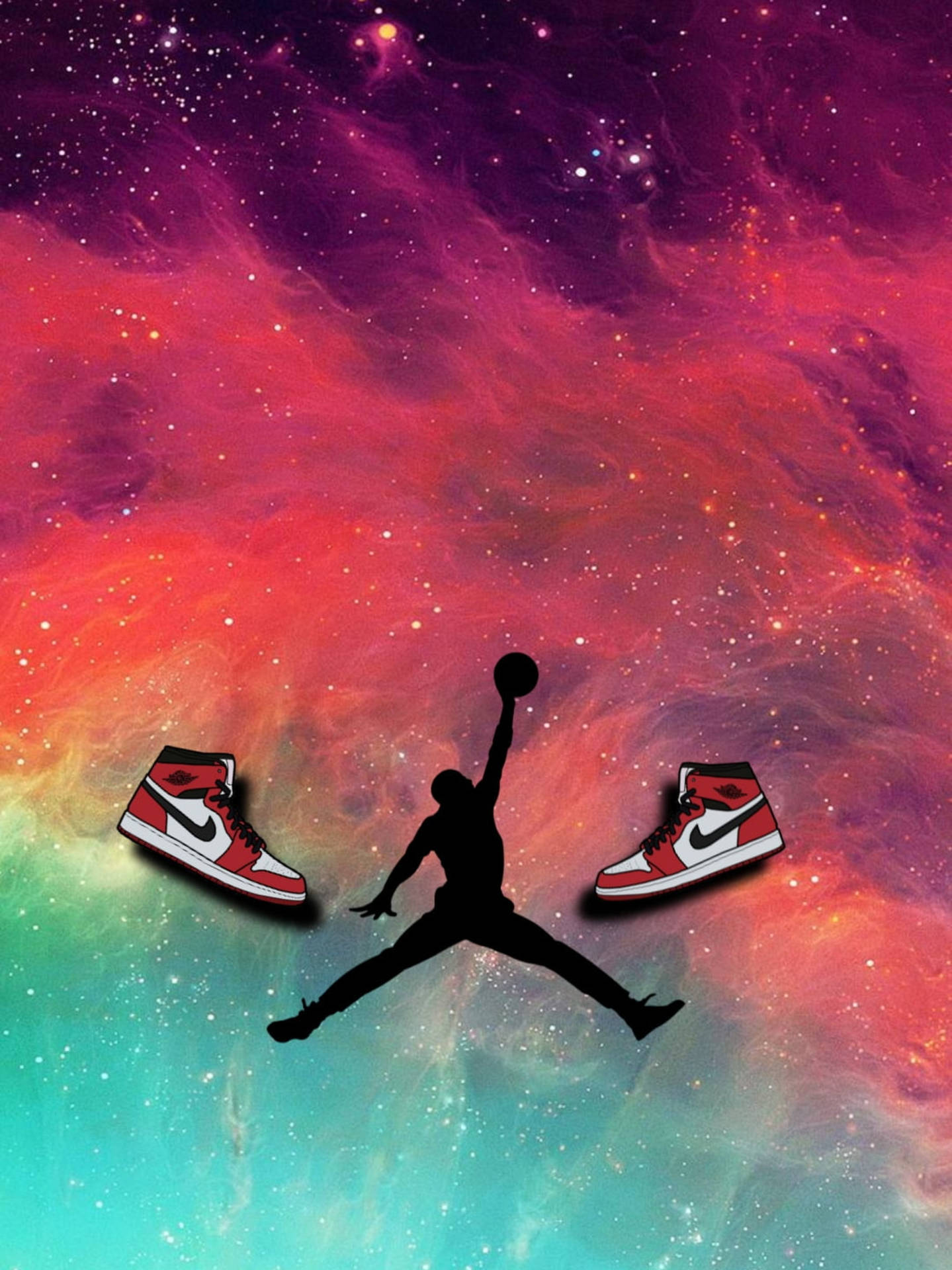 Pastel Galaxy Air Jordan Background