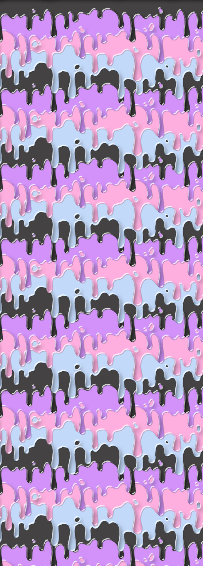 Pastel Goth Color Drip Background