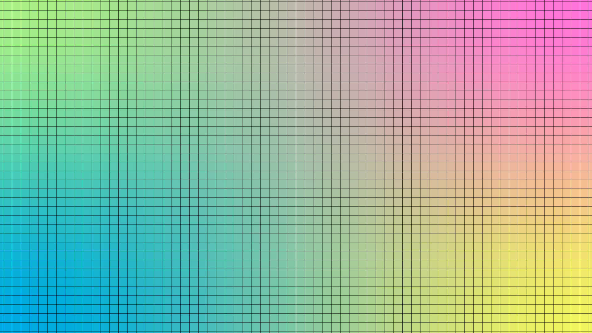 Pastel Gradient With Black Grid Aesthetic Background