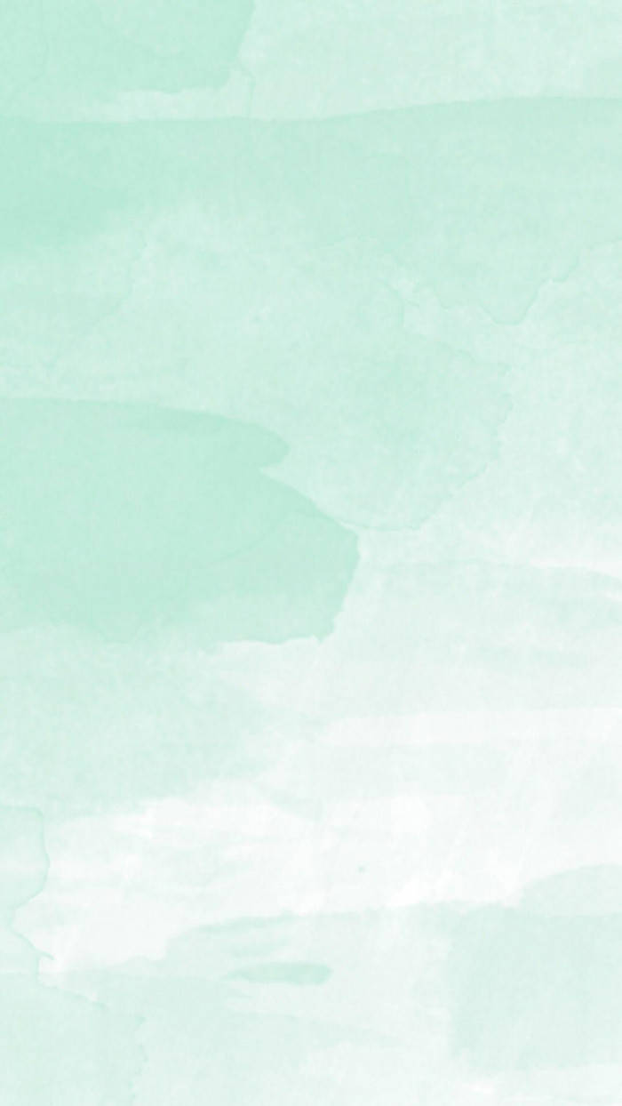 Pastel Green Aesthetic White And Mint Watercolor Background