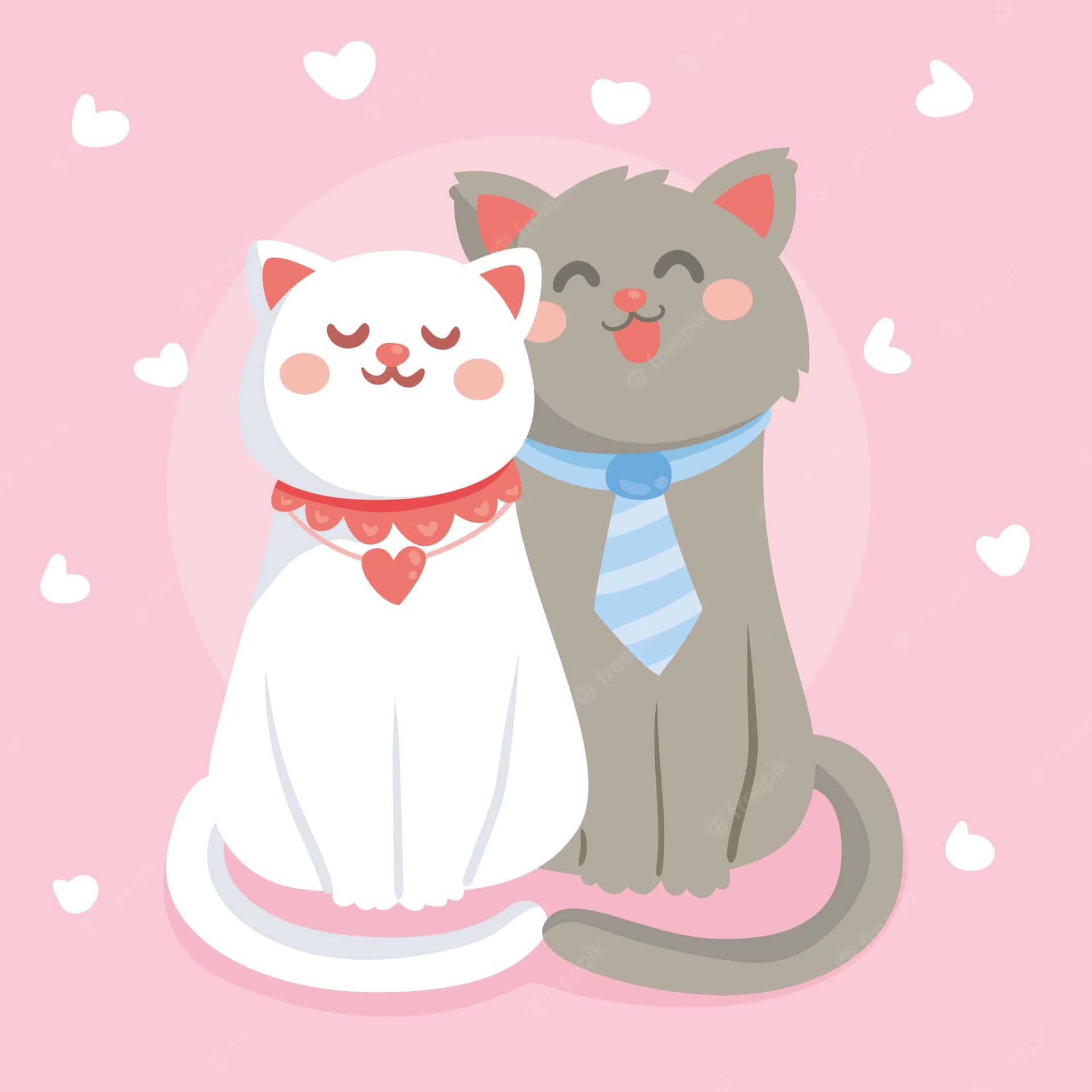 Pastel Harmony - Matching Cat Pfp