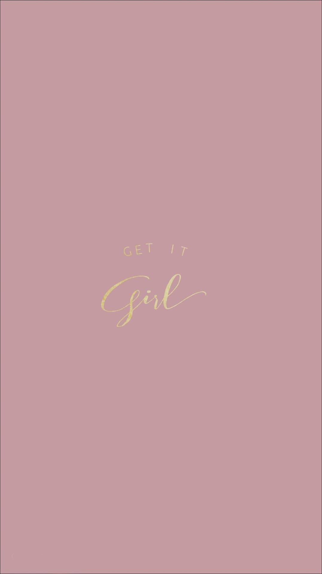 Pastel Inspirational Pink Iphone Background