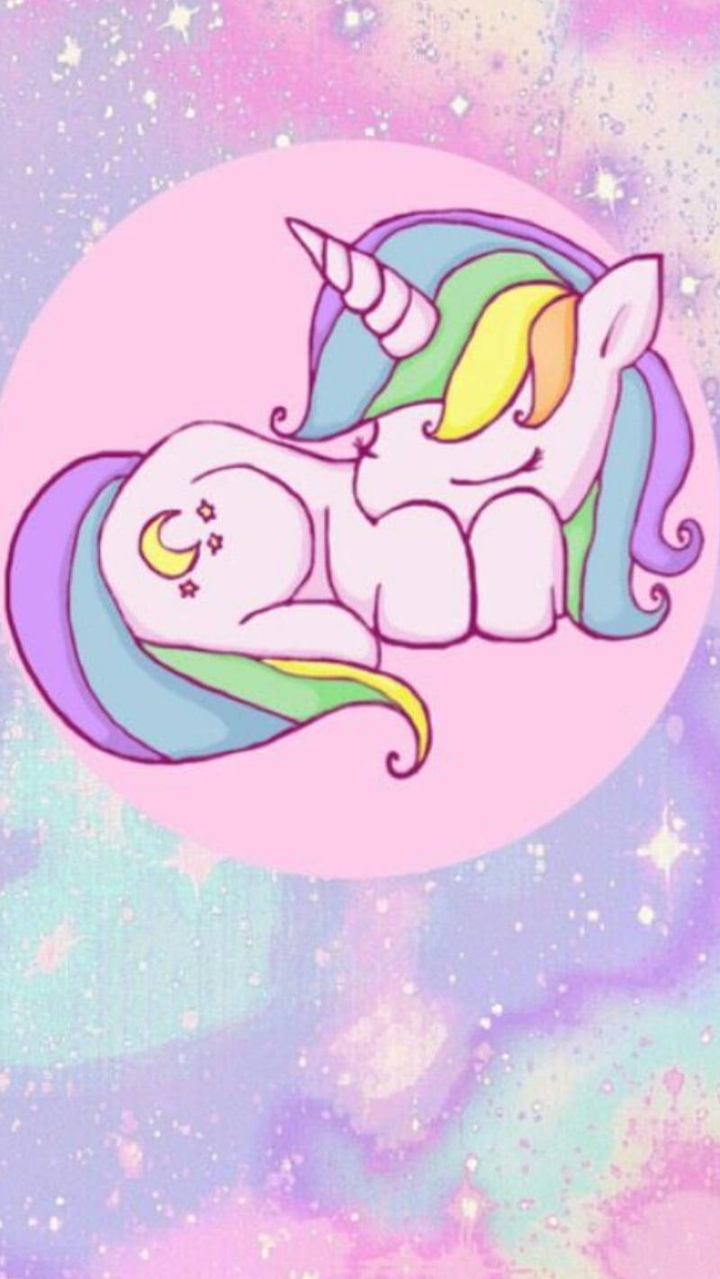 Pastel Ipad Sleeping Unicorn